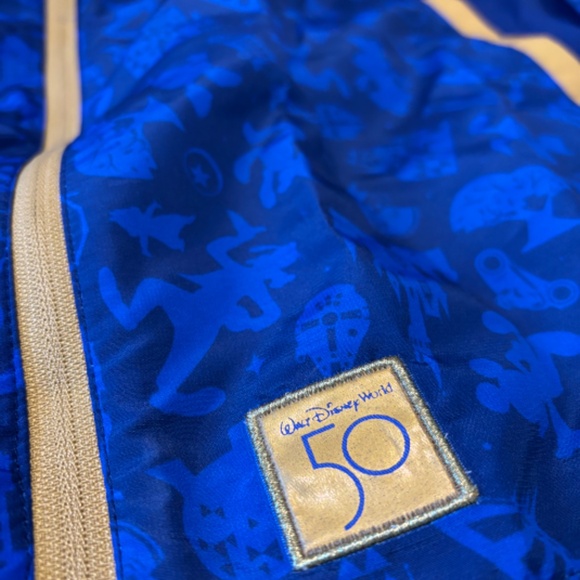 NWT Walt Disney World 50th Anniversary Castle Windbreaker Zip Up Jacket XXL - Picture 2 of 7